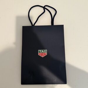 TAG Heuer Navy Blue Medium Paper Shopping Bag